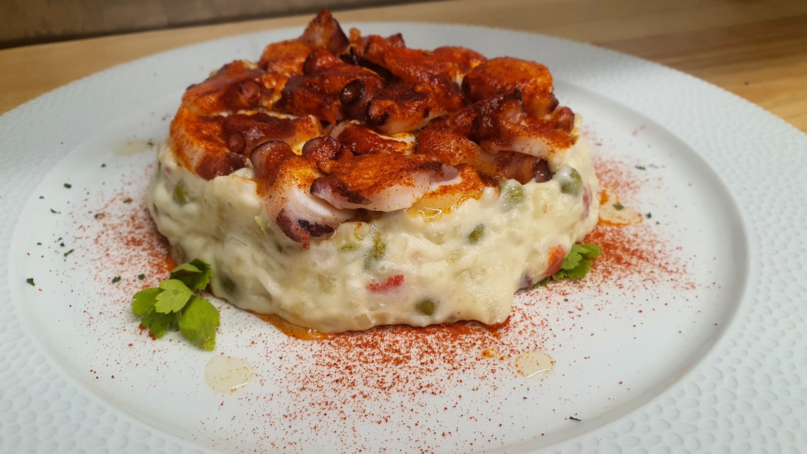 Ensaladilla de Pulpo y Gambas