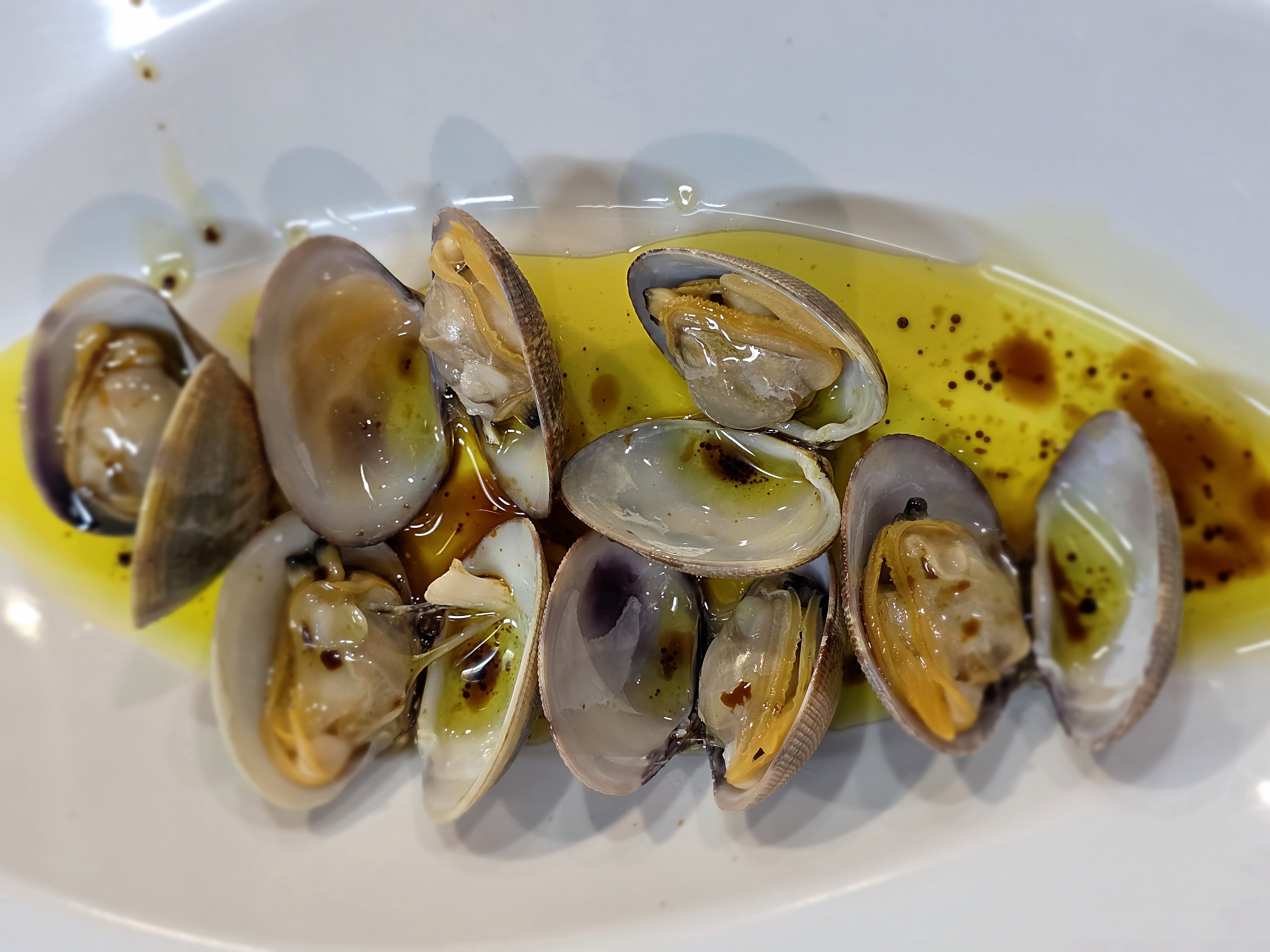 Almejas a la Sarten con Aceto Balsamico